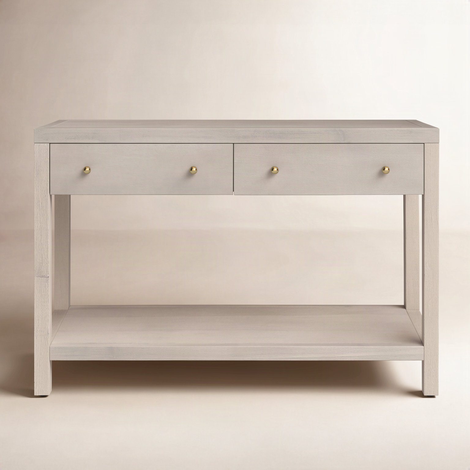 Celine 40" Console Table, Antique Taupe