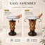 Table d'appoint 19,69 po Leopard