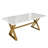 Metal Base Dining Table