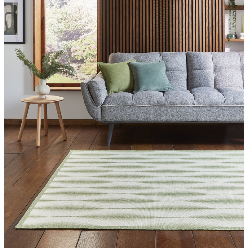 Scion Floral Digitally Printed 152cm X 230cm Area Rug, Sage Green