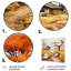 Orange Farm Autumn Landscape I - impressions murales en métal de ferme-640567427