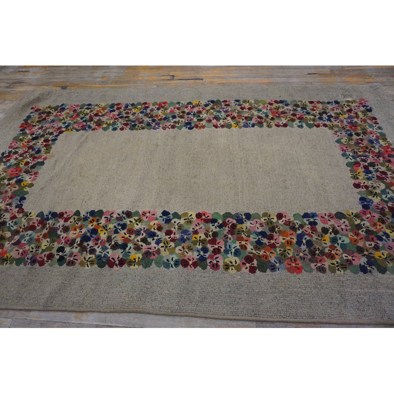 Wool Floral Area Rug