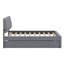 Lit plateforme tapissier avec lit gigogne Teddy-93618195
