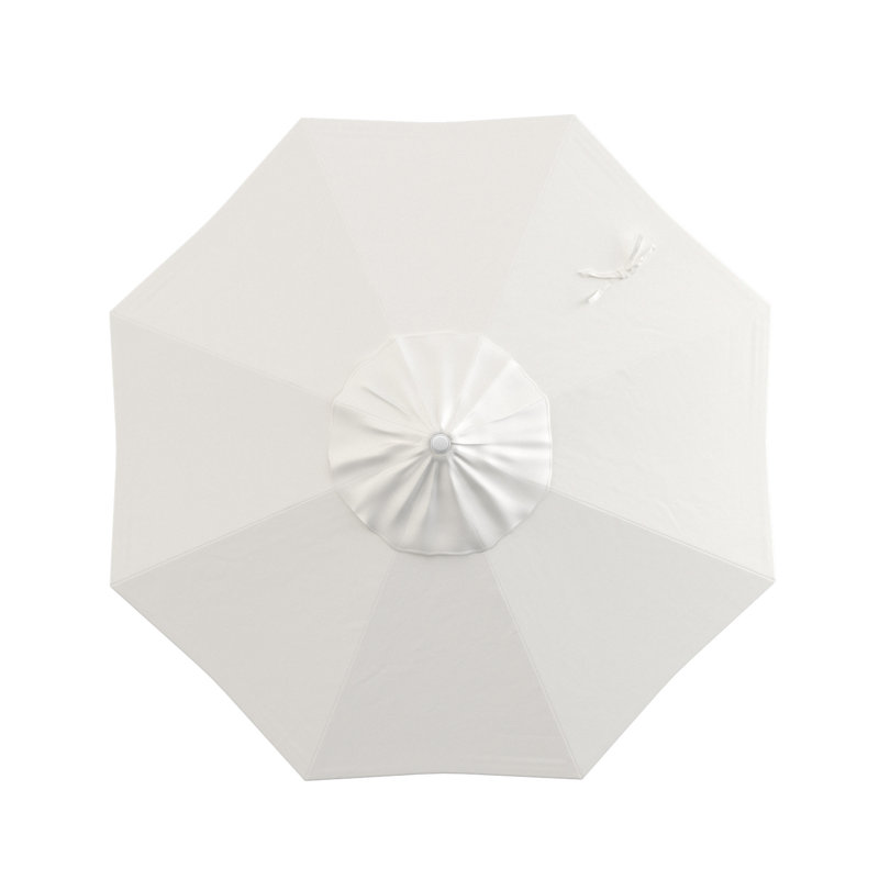 Parasol de marché 7,5', Blanc, Toile Sunbrella® régate, Sunbrella®