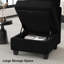 Allinson Velvet Armless Single Chair Storage Seat Module For Sectional Modular Sofa-361484154