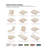 Pina Outdoor Lounge Chair Seat Cushion-71192450-71192456