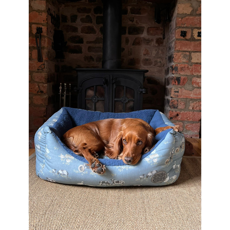 Pepperell Animal Print Polyester Pet Bed, 10cm H x 24cm W x 21cm D