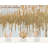 Gold Textured Abstract Canvas Wall Art, Handmade Texture & Foil Effect, Neutral Horizontal Decor-695232961