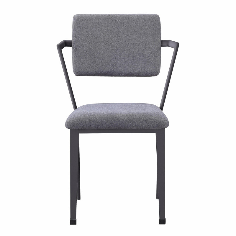 Grey open office chair