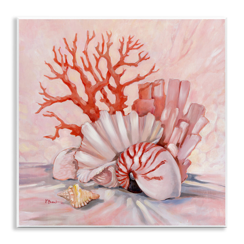 "Pink Coral Still Life", art mural par Paul Brent