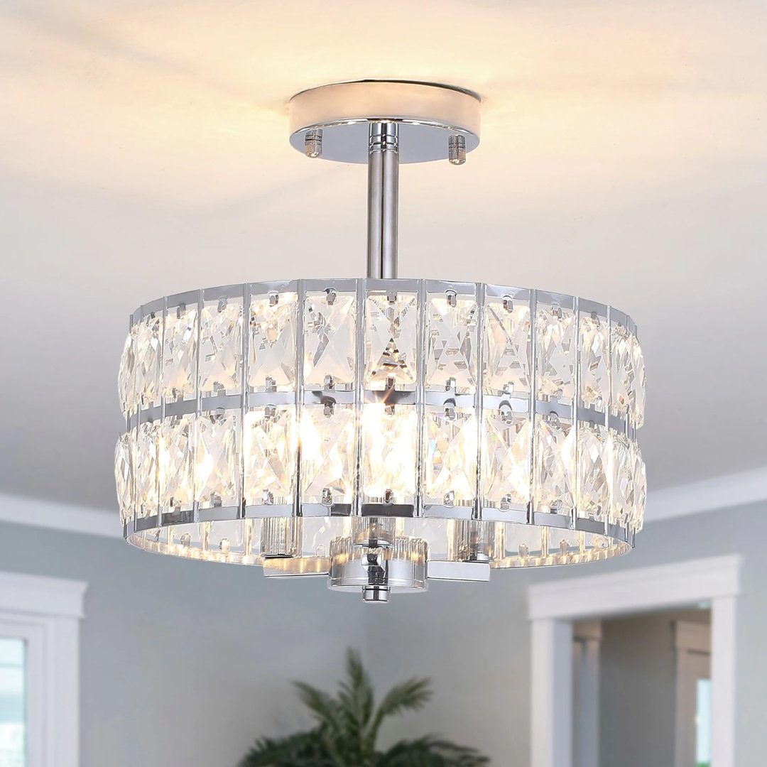 3-Light Drum Chandelier