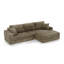 Siège du canapé droit, canapé modulaire en forme de L, canapé modulaire compressé en velours côtelé de style minimaliste moderne, déplier en un lit, une chambre à coucher, canapé confortable à conception compacte et peu encombrante-1693996720-1693996726