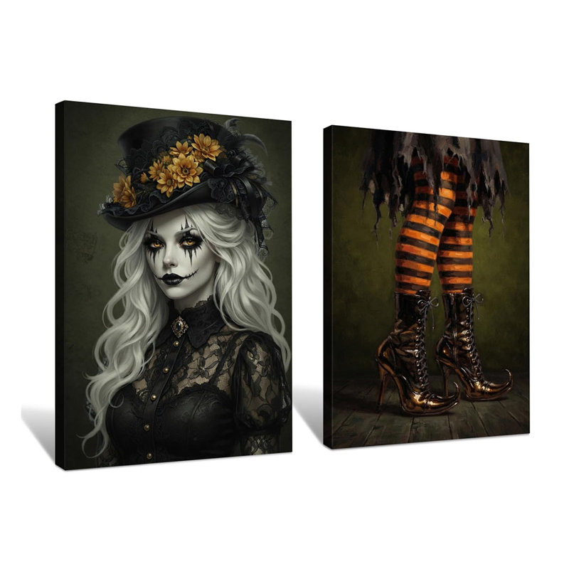 2 Piece Wrapped Canvas Wall Art, 60cm H x 40cm W
