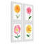Flower Power Quadrupych - ensemble de 4 reproductions encadrées sur papier-29544572