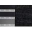 Élégant tapis gris anthracite foncé de style Gabbeh 12 x 12 avec de subtils motifs brodés