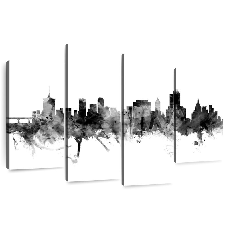 Keesha Tulsa Oklahoma Skyline IV, 27" H x 43" W