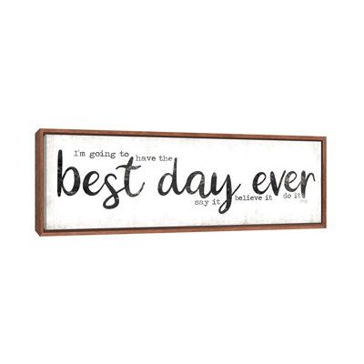Best Day Ever by Marla Rae - Panoramic Print on Canvas