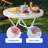 Jarmal Round Outdoor Folding Picnic Table