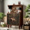 Vintage Accent Sideboard and Tea Entry Cabinet