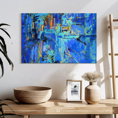 Avery Royal Blue Abstract