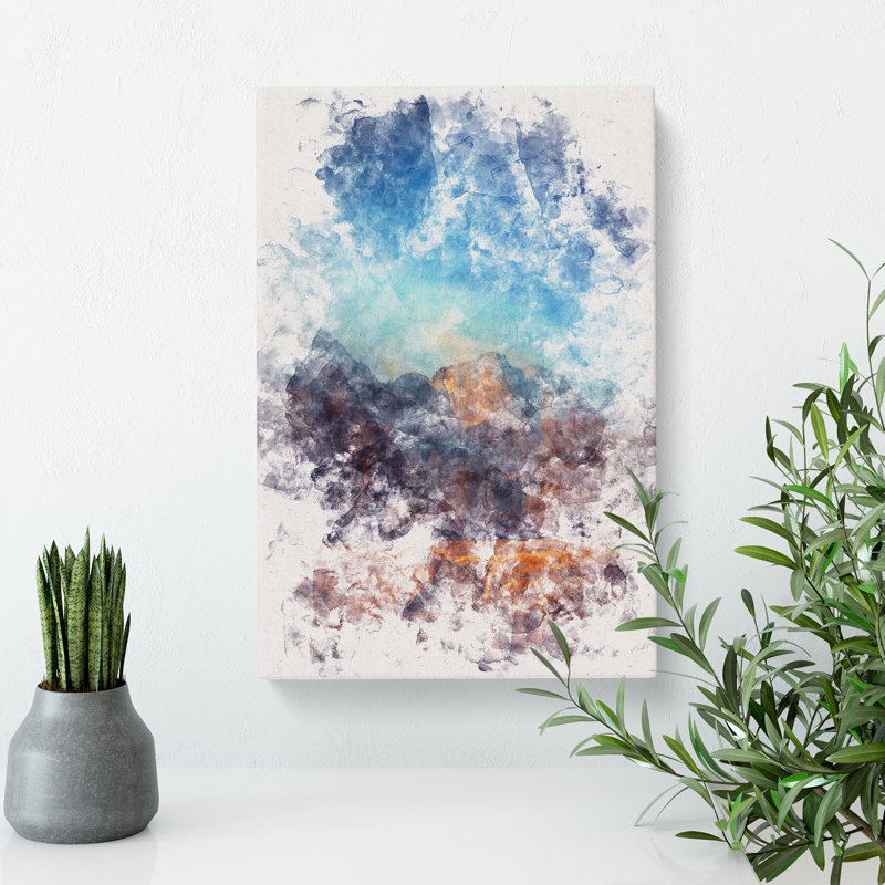 Mountain Path - Wrapped Canvas, 60cm H x 40cm W x 3cm D