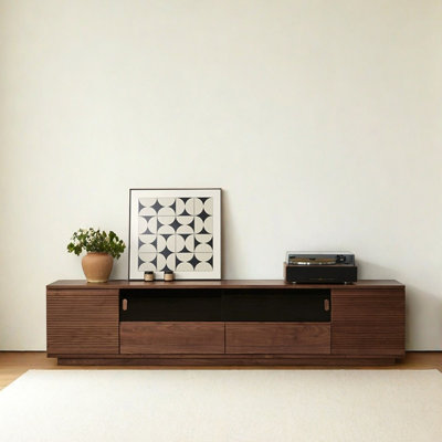 Retro minimalist design TV cabinet