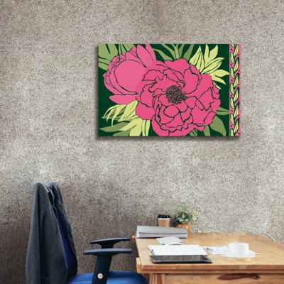 Epic Graffiti 'Colour Bouquet 4'  by Art Licencing Studio Canvas Wall Art, 40" x 26"