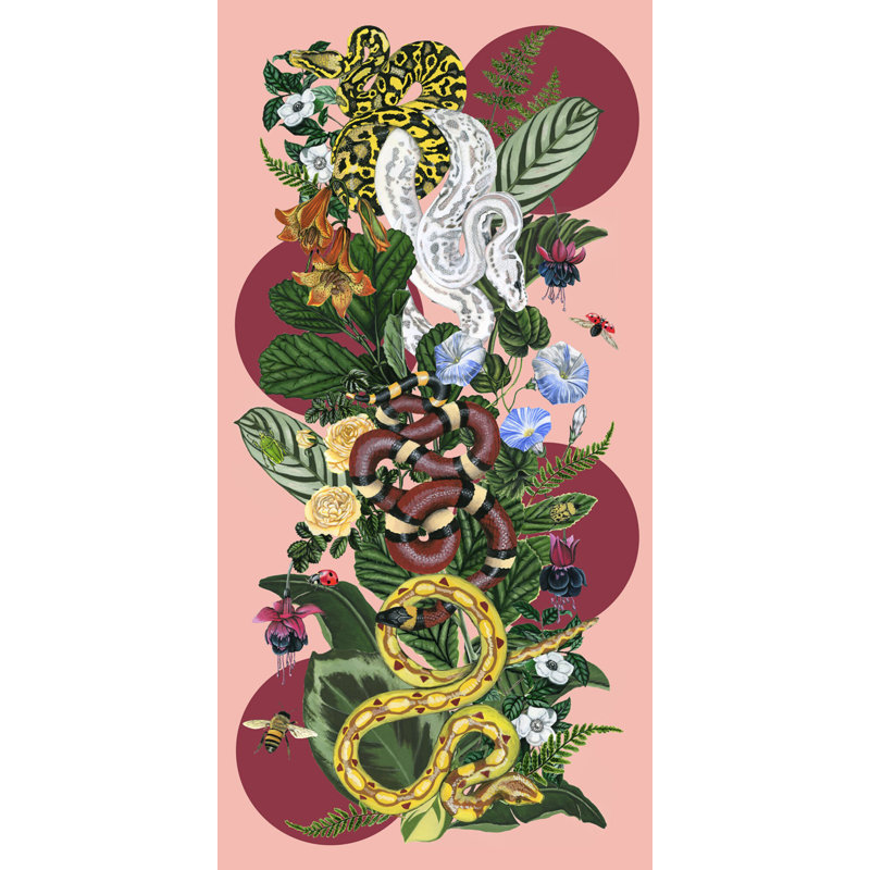 «Garden Gaurdians 1» par Thicket Design - Impression de cadre photo unique sur papier, H 50 po x l 26 po