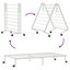 Bed Frame Without Mattress Foldable Steel-472756822-472756818