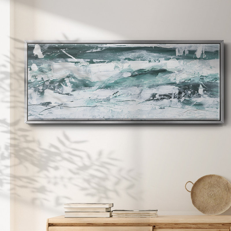 Misty Waves II- Framed Canvas