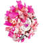 Couronne en maille de flamants roses 18 po