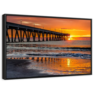 "Sunrise In Wrightsville Dock Art"