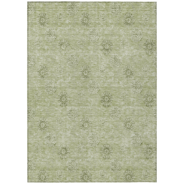 Leis Floral Indoor Rug
