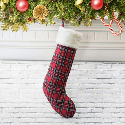 Plaid Christmas Stocking