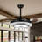 Sueanne 42'' Ceiling Fan with LED Lights and retractable fans