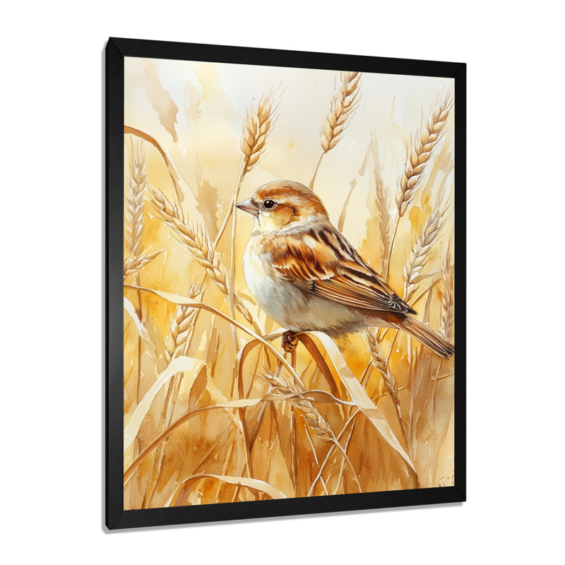 Hanoverton - Animals Wall Art Living Room, Noir, noir, noir, noir, H 20 po x l 12 po, Reproduction encadrée d'une seule photo