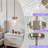 1 - Light Modern Hammered Glass Pendant Lighting With 5 Adjustable Height Rod And Tilting Ceiling Adapter Kitchen Island Pendant-552970300