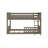 Amoura Kids Twin Over Twin Low Bunk Bed with Guard Rail-686226169