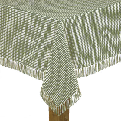 Chesnut Gingham 100% Cotton Tablecloth
