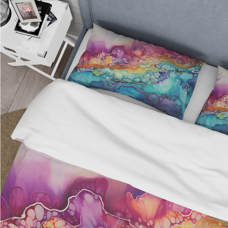 Ensemble de housse de couette Rainbow, Housse de couette très grand et 2 très grandes t