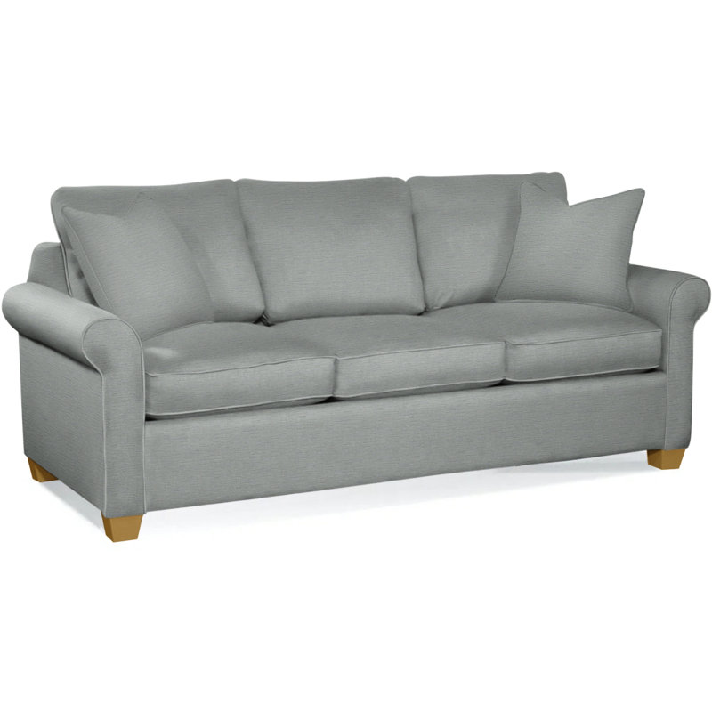 Park Lane Sofa, Eggshell Crypton Performance; 0884-93, Honey Finish