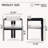 Modern Dining Chairs With Upholstered Cushion And Metal Frame (Set Of 2)-365329960