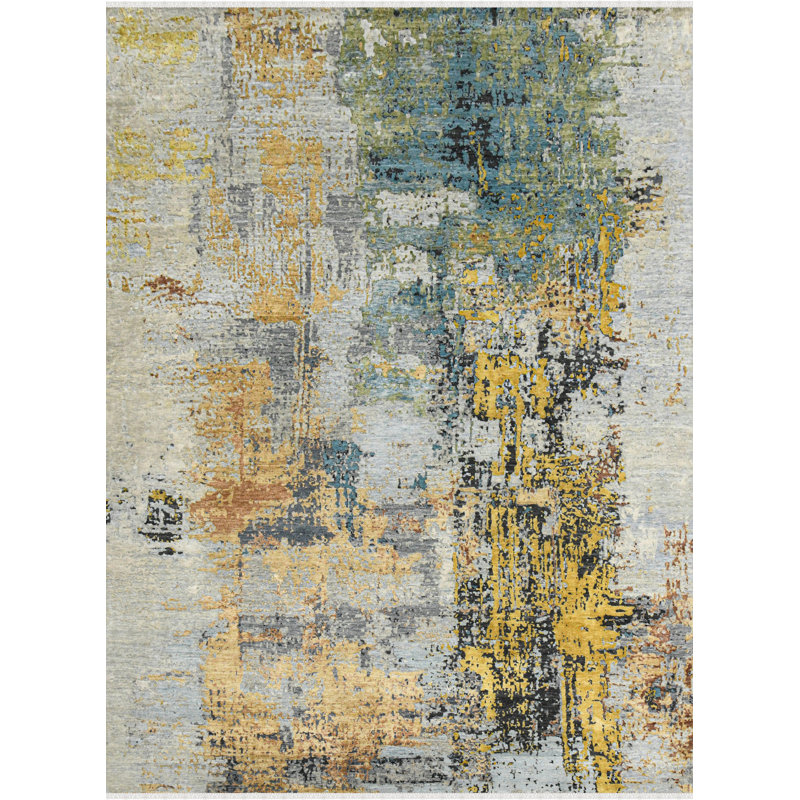 Zenith Hand-Knotted Peach Orange