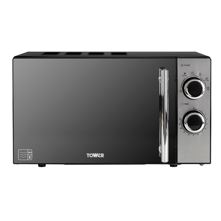 Tower 800W 20L Microwave with 5 Power Levels and a 30 Minute Timer