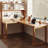Burlywood L-Shaped Solid Wood desk-936296220-939231285