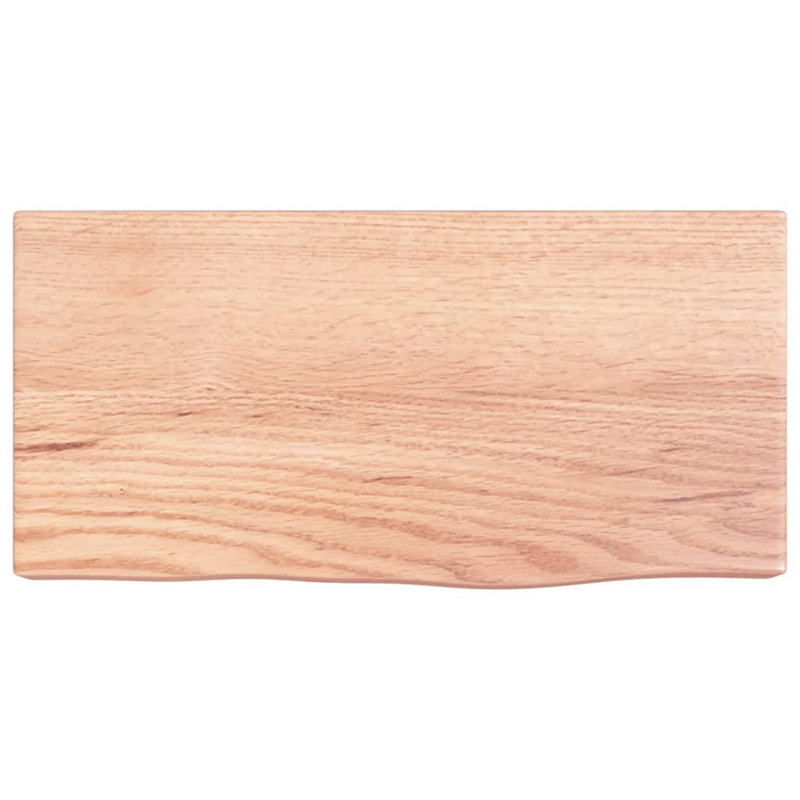 Clintonpark Oak Solid Wood Floating Shelf, 6 cm H x 40 cm W x 20 cm D