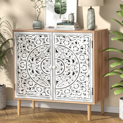 Oel Accent Cabinet Storage Cabinet by Bungalow Rose