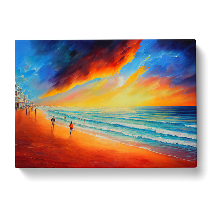 Beach View Vol.5 - Wrapped Canvas Print, 35cm H x 50cm W x 3cm D