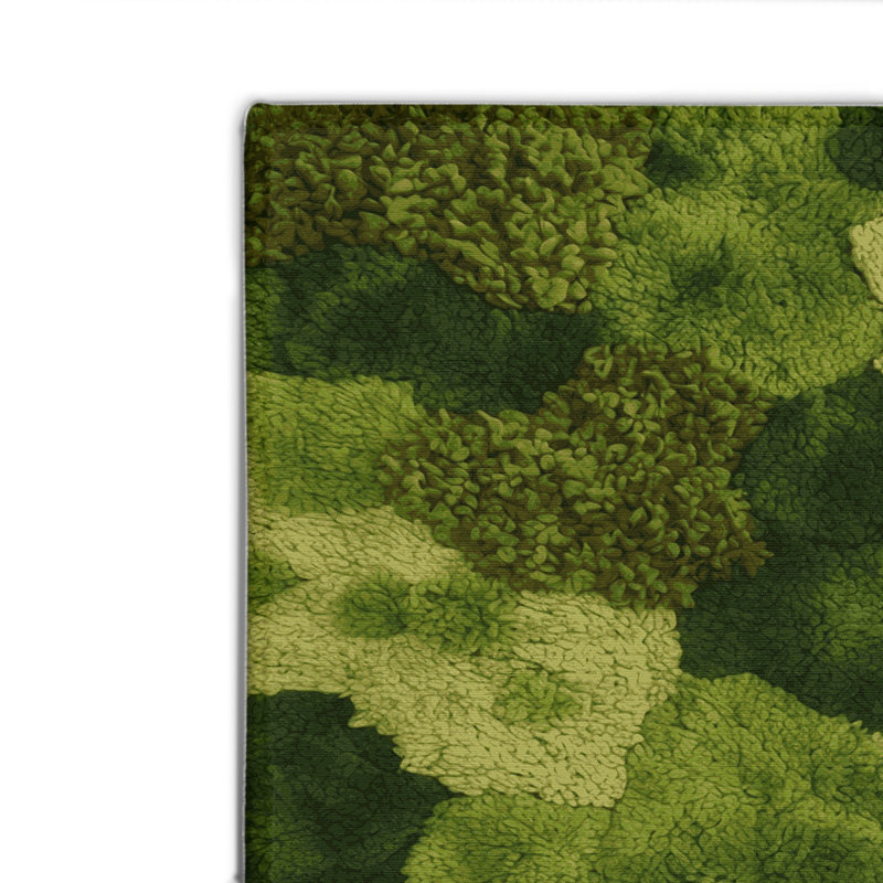 Tapis d'intérieur et d'extérieur vert Nature, Rectangulaire 2 pi x 3 pi