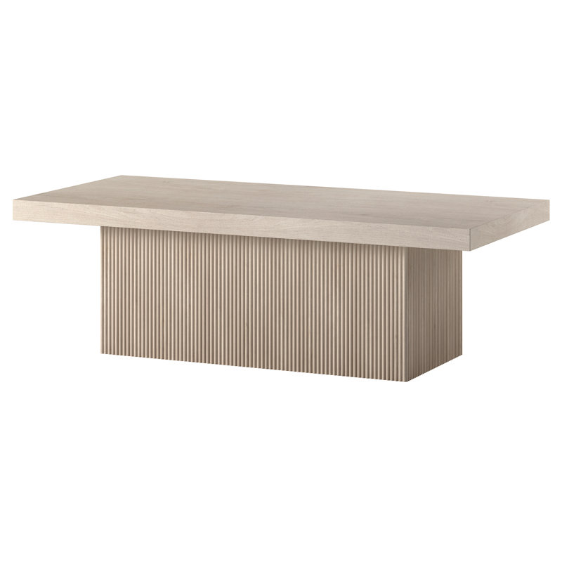 Aulbree Solid Coffee Table, Cream